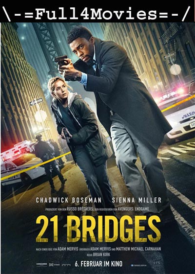 21 Bridges (2019) HDRip [Hindi (FanDub)+ English]