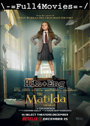 Matilda the Musical (2022) 720p | 480p WEB-HDRip Audio [Hindi ORG (DD2.0) + English]